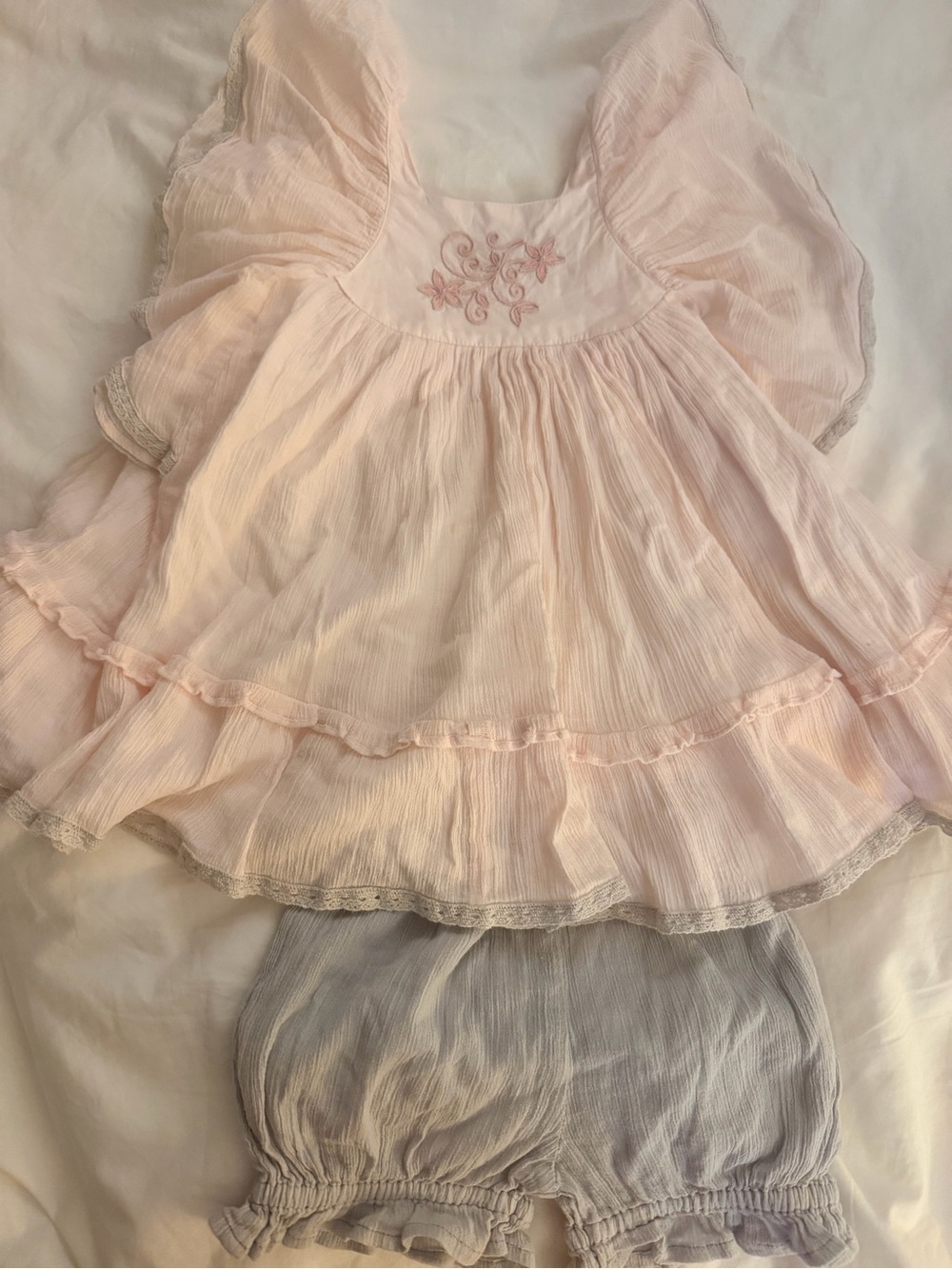 Well Dressed Wolf pink “Ana Dress” and shorts